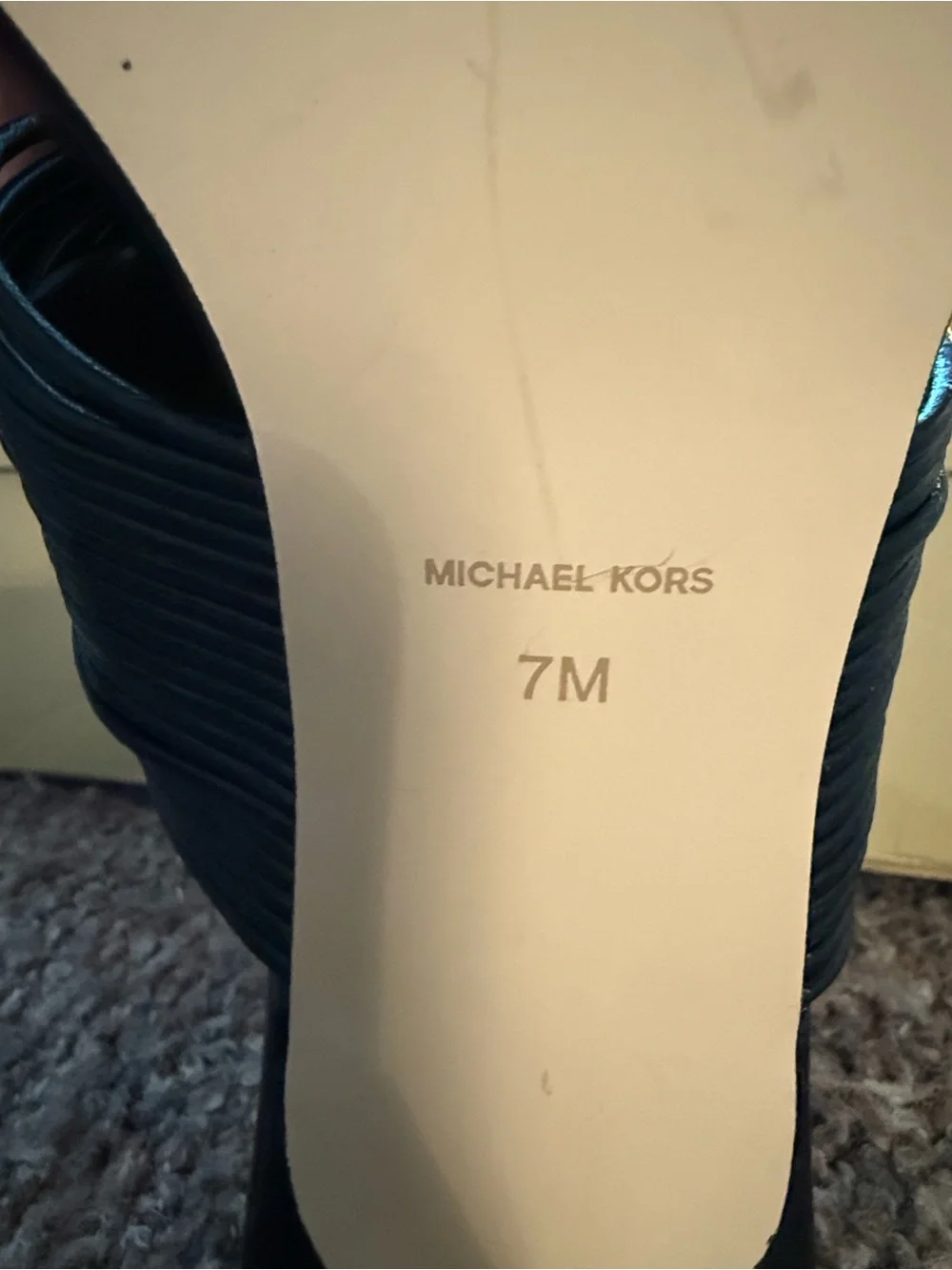 MICHAEL KORS Black Alessia mule Sandal